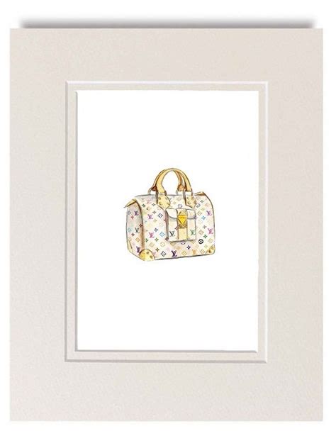 Louis Vuitton watercolor prints